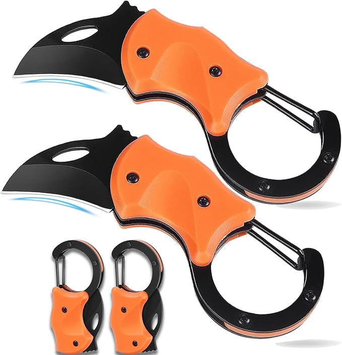 2 Pack Small Pocket Knife Fathers Mothers Dad Mom Day Gifts for Men Women from Daughter Wife Husband Son, EDC Knives Anniversary Birthday & Christmas Gifts for Him Her, Cool Gadgets Stocking Stuffers