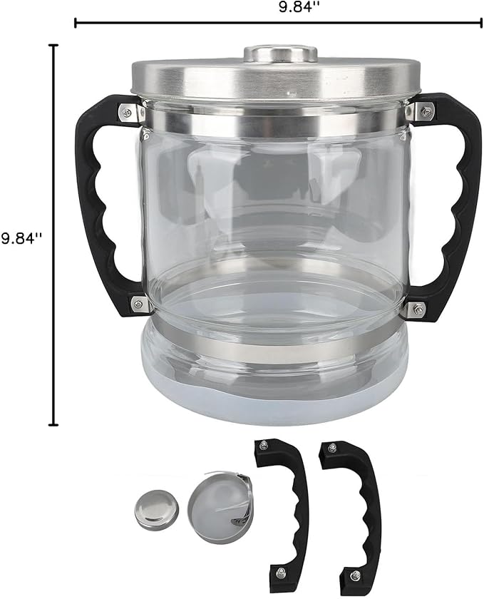 Water filter,Distiller Water Container 6L Multipurpose Glass Collection Bottle Removes Fluoride, , for Countertop Home Beauty Distillers