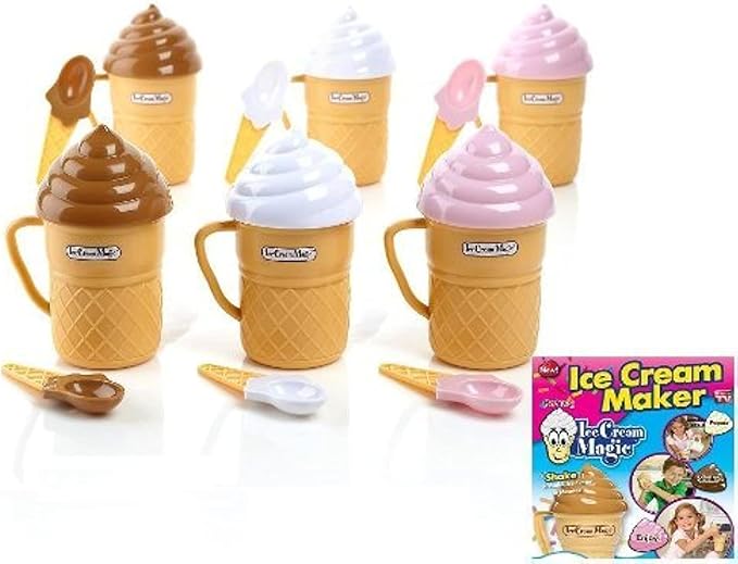 Ice Cream Magic Personal Ice Cream Maker (6 Pack - Each Color Included)