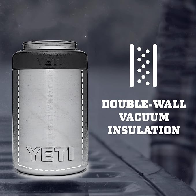 YETI Rambler 12 oz. Colster Can Insulator for Standard Size Cans, Offshore Blue