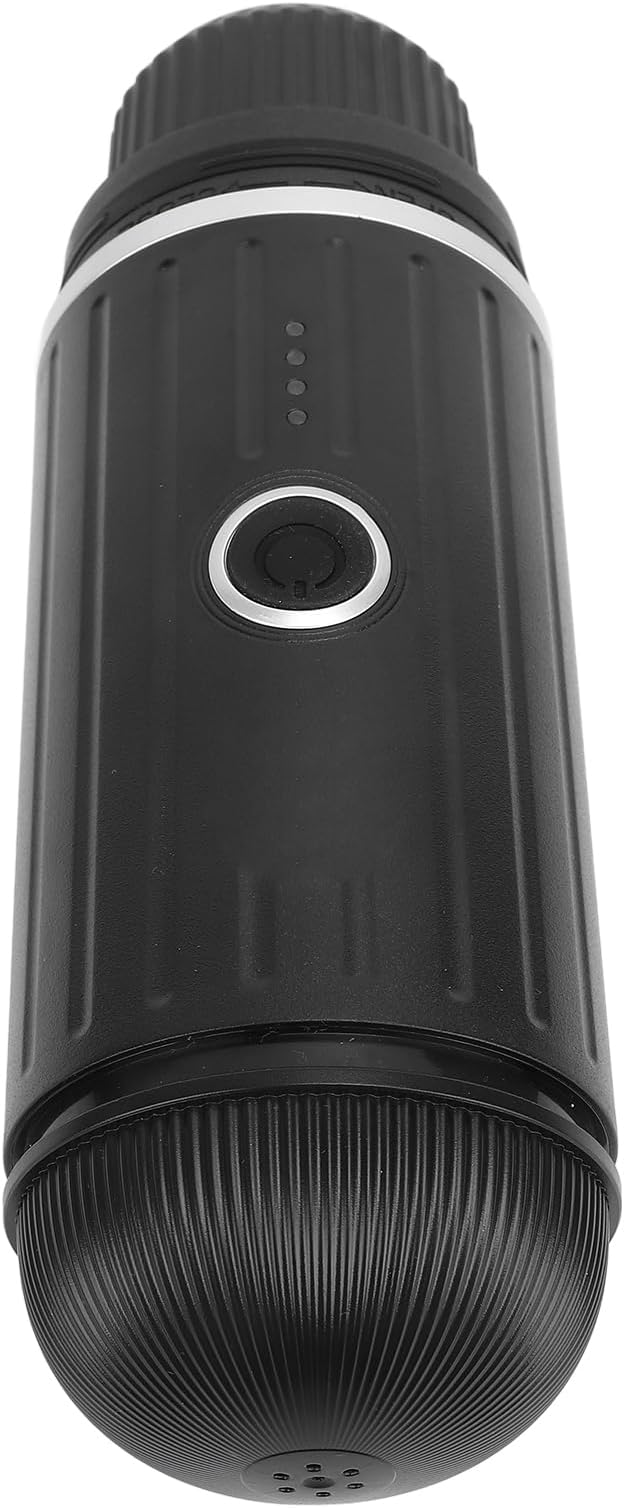 Asixxsix Portable Coffee Maker, 7500mAh Battery USB Powered Travel Coffee Maker, Portable Machine with Hot Cold Extraction and Capsule Ground Compatibility for Camping