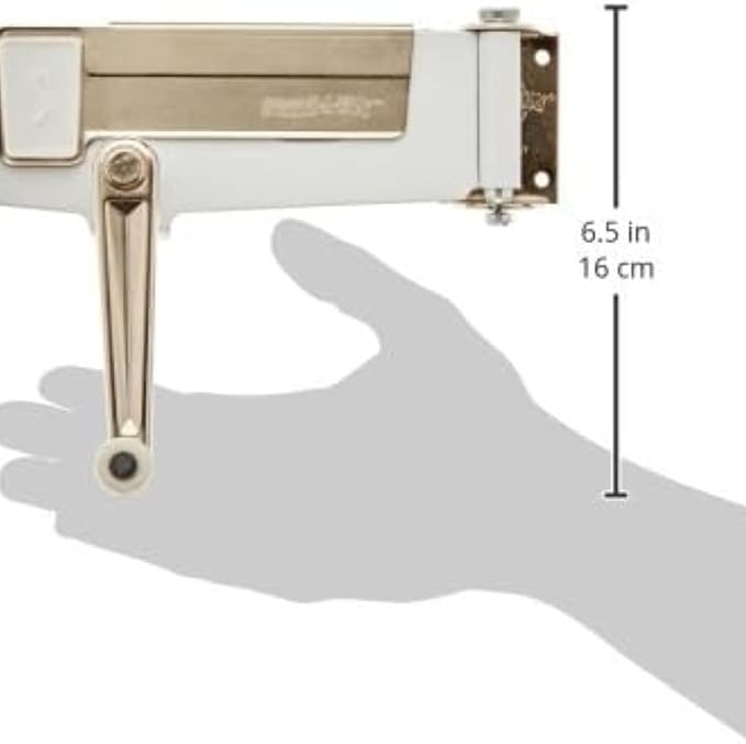 Swing-A-Way Wall Mount Can Opener with Magnet, 1-Pack, White -