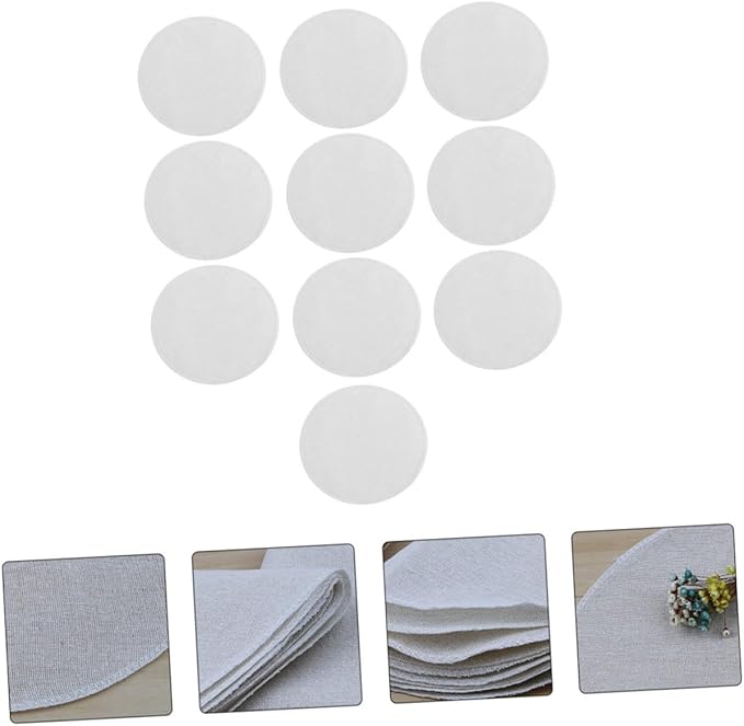 20pcs Cotton Steamer Mats Non-stick Household Dumpling Liners for Kitchen for Steaming Buns Cakes and More and Reusable