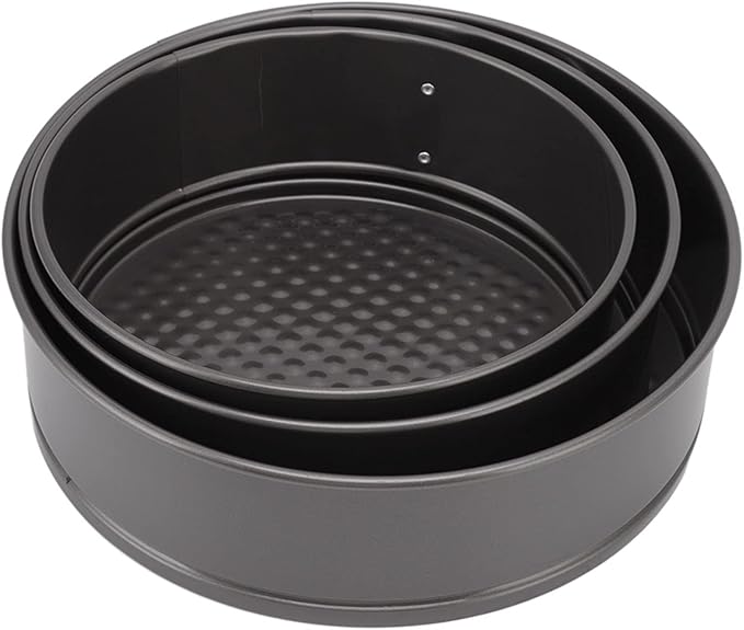 Cake Pan Set, Round Cheesecake Pan, Nonstick Cake Pan with Removable Bottom for Cheesecakes, Yogurt Cakes, Mousse, Coffee Cakes (20/22/24)