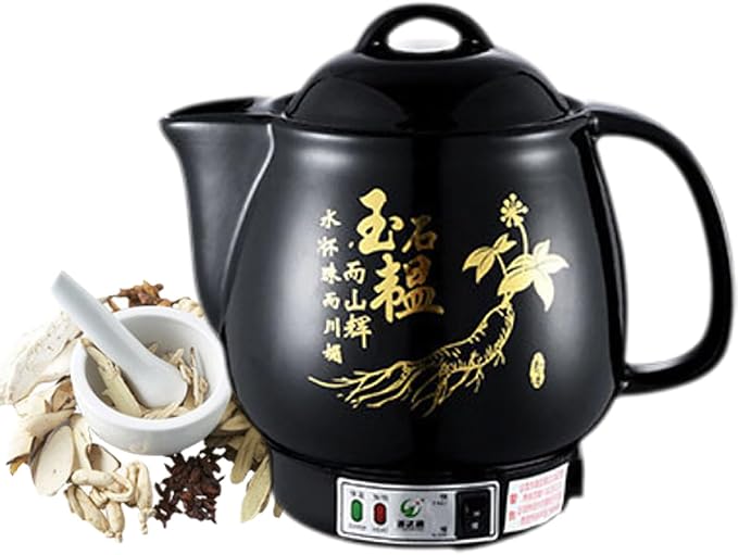 Electric Smart Herbal Pot, Automatic Chinese Medicine Decoction Pot, 3 Temp Modes (Boil/Simmer/Warm), Auto Shut-Off & Boil-Dry Protection, for TCM, Herbs, Tea