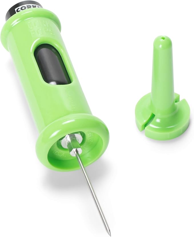 Cork Pops Lime Green 6.5 Inch Original Wine Bottle Opener