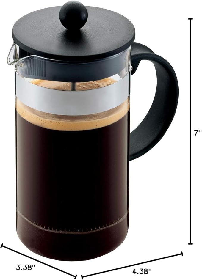 Bodum Bistro Nouveau French Press Coffee Maker, 3 Cup, 12-Ounce