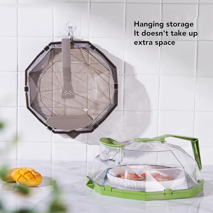 Tyenaza Microwave Cover, Microwave Splatter Cover Microwave Plate Food Cover Guard Lid with Extension Handle & Steam Vents for Microwave Oven