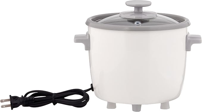 Zojirushi NS-ZCC10 Neuro Fuzzy Cooker, 5.5-Cup uncooked rice / 1L, White & NHS-06 3-Cup (Uncooked) Rice Cooker, White (-WB)