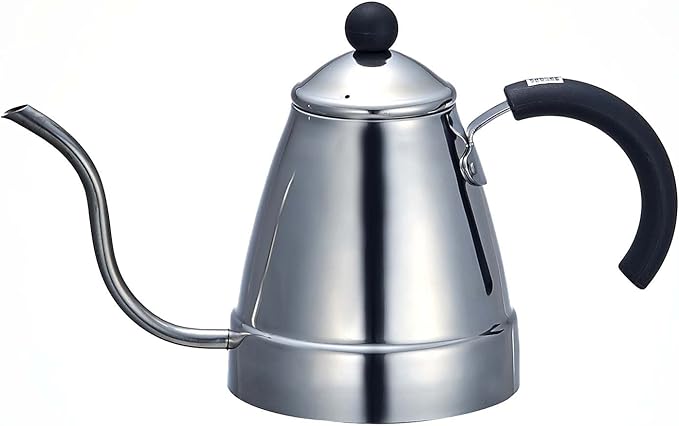 Pearl Metal H-1006 Coffee Drip Pot, 0.4 gal (1.4 L), Induction Compatible, Stainless Steel, Aromatic