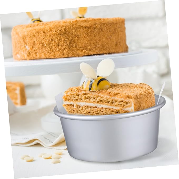 Unomor Round Cake Molds Set Baking Pans Cake Tin Liners Non-stick Oven Safe Multi-function for Home Commercial Use