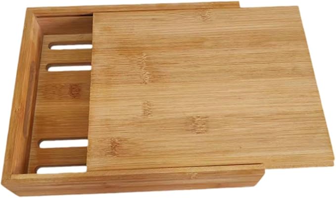 Homemade Bamboo Bread Slicer, Evenly Adjustable Bread Slicer with Picker for Bread Cakes