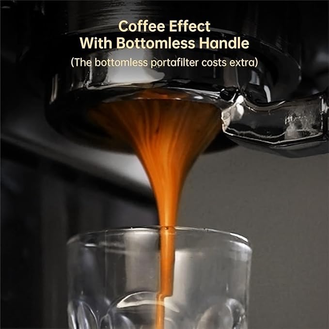 Semi-auto Stainless Steel Household Coffee Machine 19 Capsules Superfine Capsule Powder Coffee Machine Cappuccino and Espresso H11 (Color : H11G1Jug Mat Tamper, Size : CHINA_UK)
