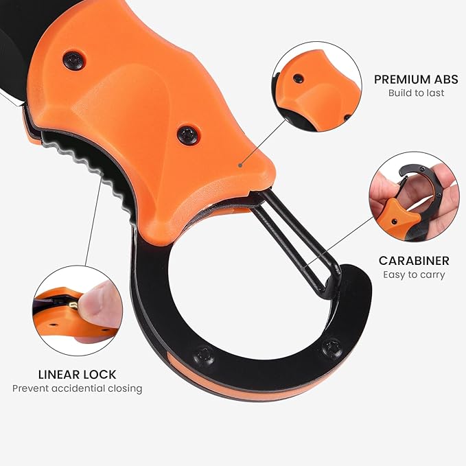 Small Pocket Knife for Men, Cool Folding Knife Box Cutter with 1.34inch Sharp Blade, Mini EDC Knives for Everyday Carry, Great Gift for Men (Orange)
