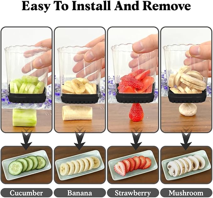 Strawberry Slicer, Fruit Slicer Cup with Push Plate, Grape Cutter Cup Slicers Kitchen Gadget for Egg Kiwi Banana Cucumber, Strawberry Slicers Cutter Tool for Fruits Vegetables (Yellow, One Size)