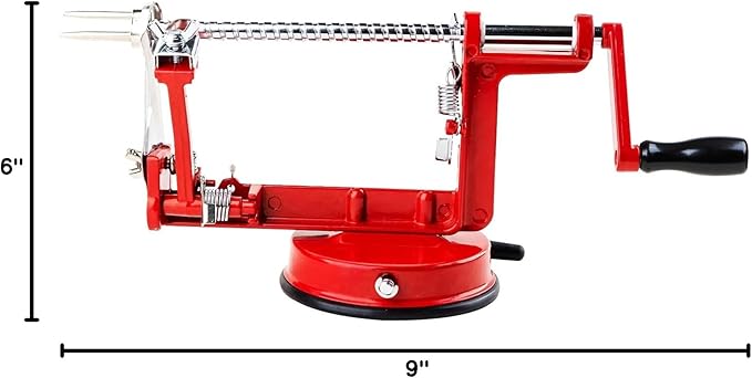Apple peeler and corer with Powerful Suction base Apple peeler slicer corer with stainless steel blades for pears potato peelers