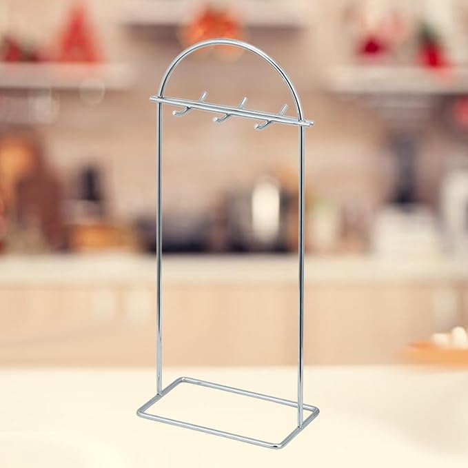Kitchen Utensil Holder, Hanging Organizer,Sturdy Stable Standing Kitchenware Storage Rack Stainless Steel for Soup Ladle
