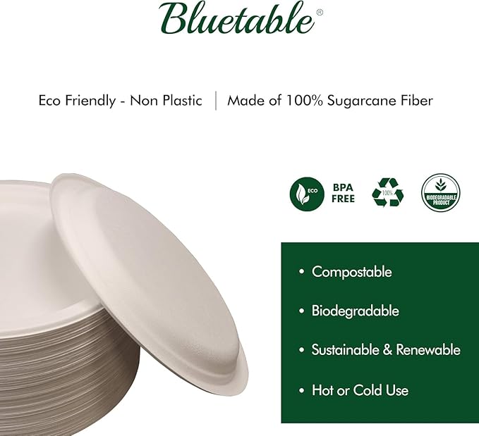 Paper Bowls Disposable Bowls Compostable [1000 Pack] Bulk 12 oz Biodegradable Bowl - Case Pack Good For Hot Soup Chili - Made from 100% Sugarcane, Eco-Friendly Bagasse Bowls Natural [1000 Pack/Case]