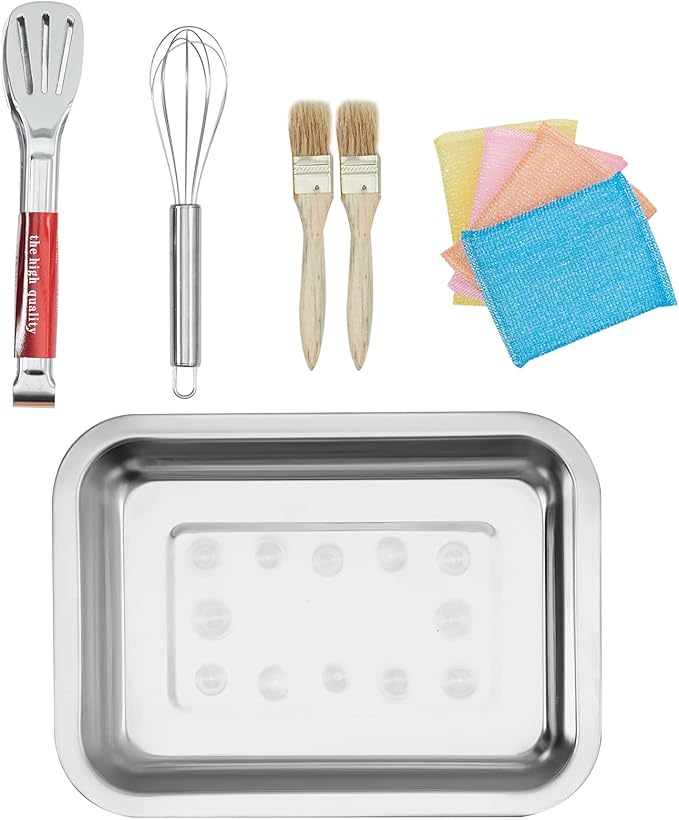 VEVOR Commercial Waffle Maker, 1 Piece per Batch, 1300W Round Waffle Iron, Non-Stick Waffle Baker Machine with 122-572℉ / 50-300℃ Temp Range Teflon-Coated Baking Pans Stainless Steel Body, 120V