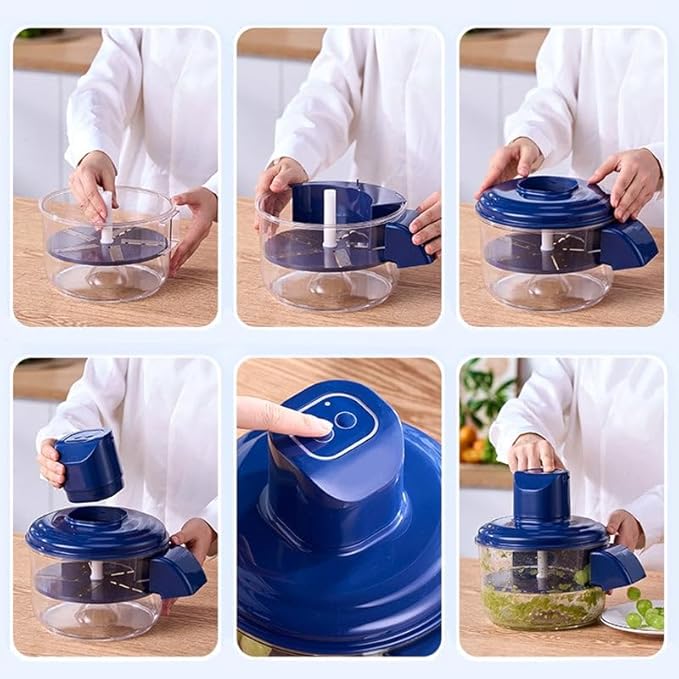 Automatic Fruit Peeling Machine, Rechargeable Electric Peeler for Grapes, Cherry Tomatoes & Garlic, One-Click Peeling, Cordless Kitchen Gadget for Quick & Easy Food Prep (classic head)