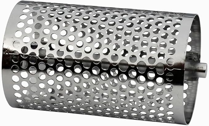 Stainless Steel Butter Roller Dispenser – Stick Butter Spreader for Buns & Bread - Holds 3 Sticks (36 oz) - Dishwasher Safe Wheel for Griddle & Flat Tops by Chef Master - 90244