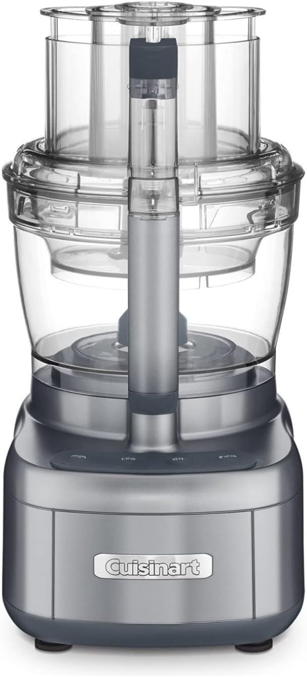 Cuisinart Elemental Small Food Processor, 13-Cup, Gunmetal