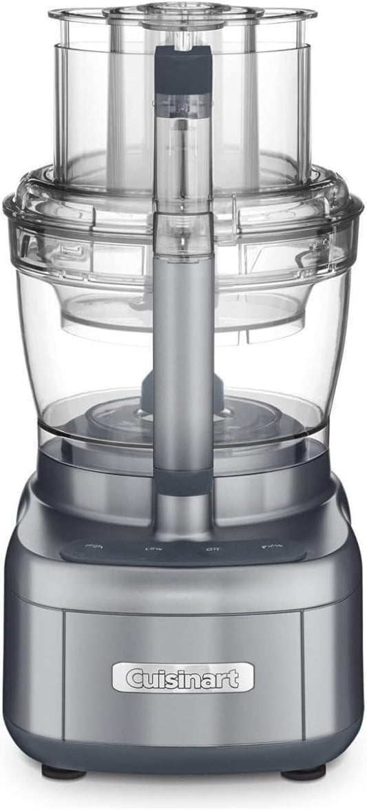 Cuisinart Elemental Small Food Processor, 13-Cup, Gunmetal
