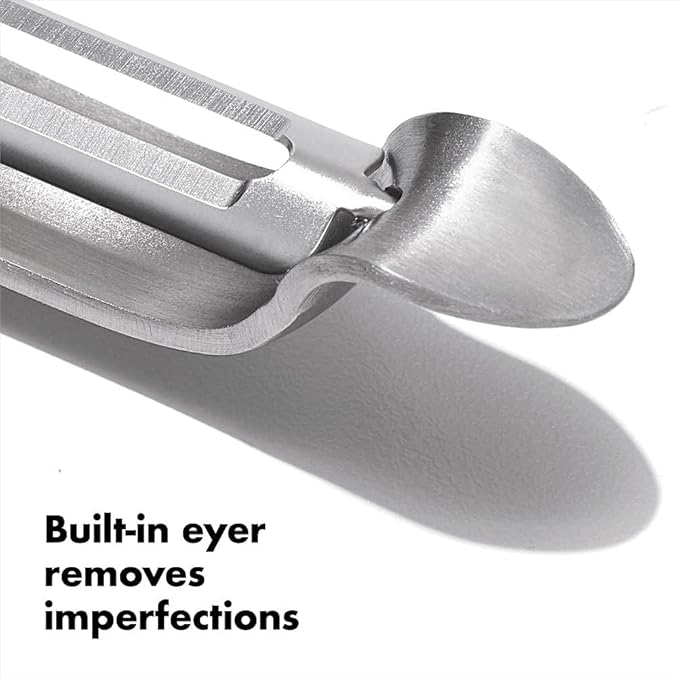 OXO Steel Swivel Peeler for Fruits Apple & Potato Vegetables, Pack of 2