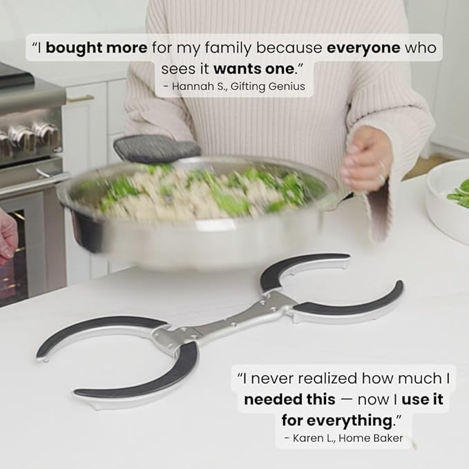 Trivae Pot Lid Holder – 4-in-1 Pot Lid Holder While Cooking, Pan Lid Holder, Trivet & Cake Stand – Versatile Kitchen Tool for Hot Pots, Serving & Display – Space-Saving, Heat-Resistant Stand