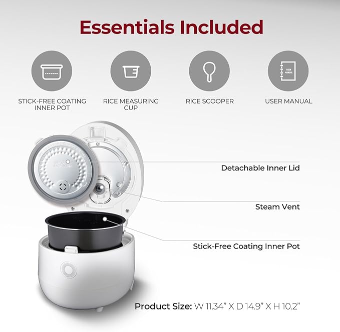 CUCKOO 10-Cup Pressure & 6-Cup Micom Rice Cookers | Multiple Menu Options | Made in Korea