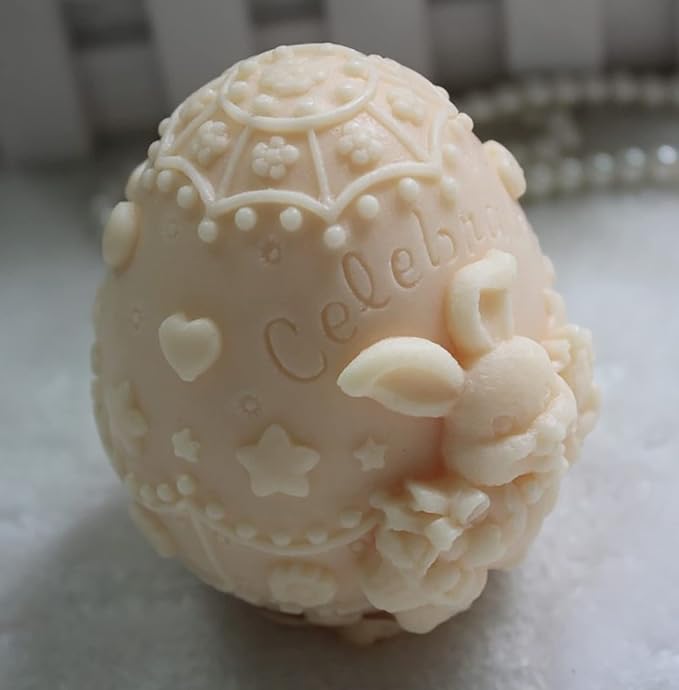 Rabbit Egg Soap & Candle Mold - Silicone, Ice Sculpture & Bird Shapes - Aroma Plaster Mold