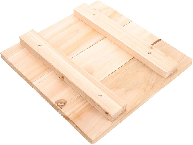 PRETYZOOM Wooden Tofu Press Board Lid Reusable Tofu Making Tool 100% Natural Cedar Adjustable Pressure for Homemade for Kitchen Use