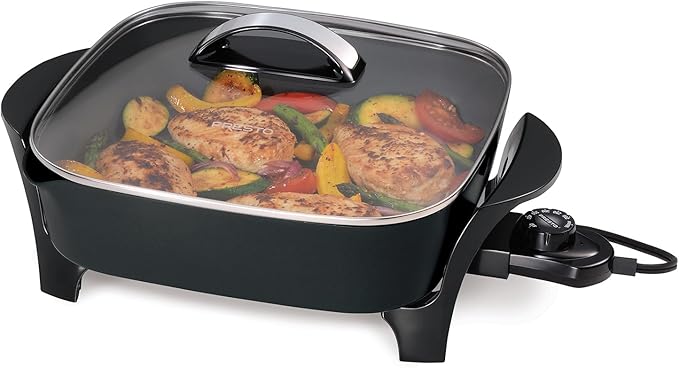 Presto 12" Electric Skillet & 10 1/2" x 16" Electric Griddle Bundle