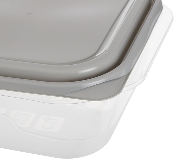 GoodCook EveryWare Extra Large Square Food Storage Container, 2 Pack, BPA Free