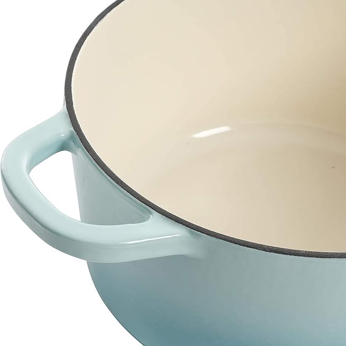Crock-Pot Artisan Round Enameled Cast Iron Dutch Oven, 3-Quart, Blush Pink