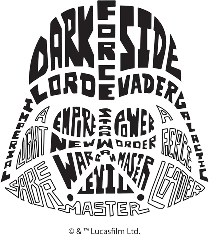 Tervis Traveler Star Wars - Darth Vader Wordle Triple Walled Insulated Tumbler Travel Cup Keeps Drinks Cold & Hot, 30oz with Straw Lid, Stainless Steel