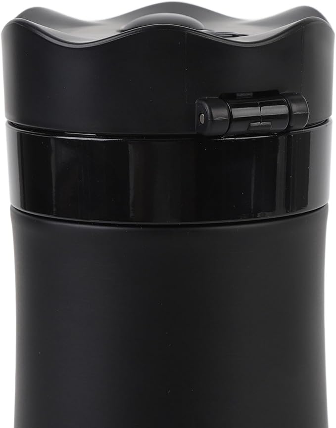Focket French Press, 320Ml Double Wall Stainless Steel Insulated Insulated Water Drops Insulating Mini Coffee Tea Coffee Filter for Camping Travel