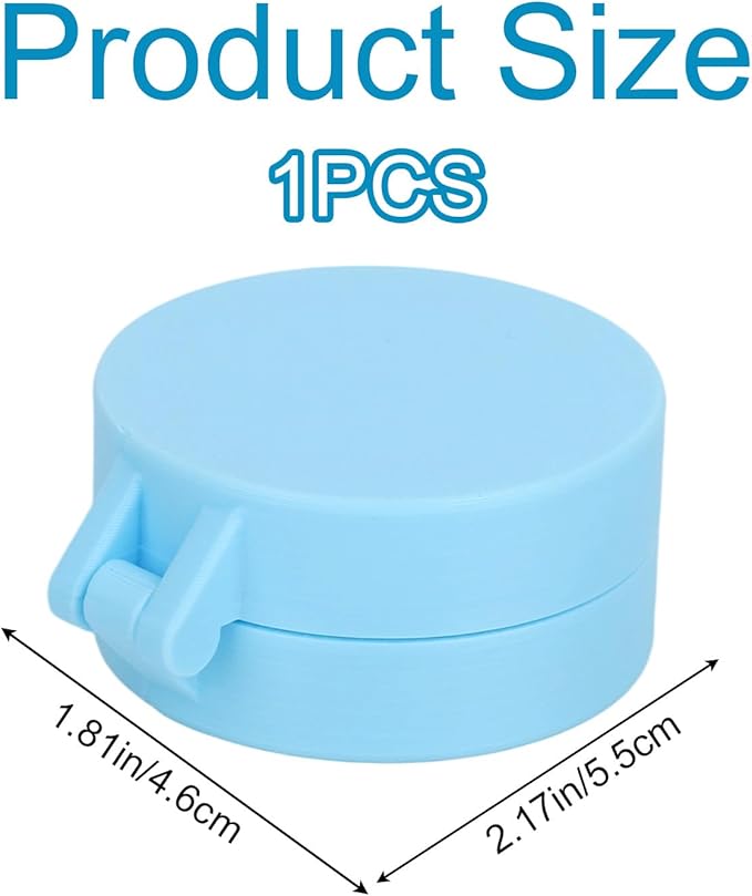 Lyreh Disc Cake Pop Mold, Blue Plastic Round Cake Ball Moulds Maker Funny Simple Baking Tools Supplies Accessories for Home Baking Birthday Party Wedding Desserts