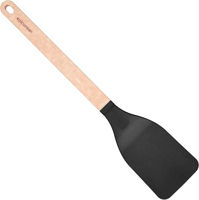Gourmet Series Med Nylon Turner-Natural Handle with Black Head