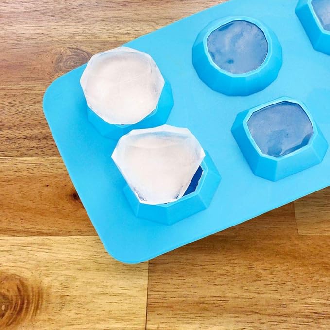 Fairly Odd Novelties Ice Cube Tray, Two Pack, Blue Jewels