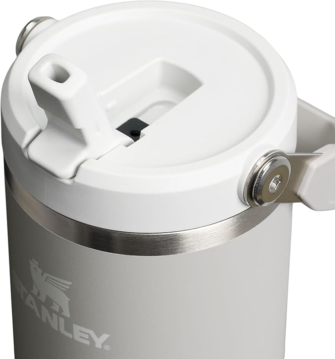 STANLEY IceFlow 2.0 Flip Straw Tumbler with Handle 30 oz | Twist On Lid and Flip Up Straw | Leak Resistant Water Bottle | Insulated Stainless Steel | BPA-Free | Ash