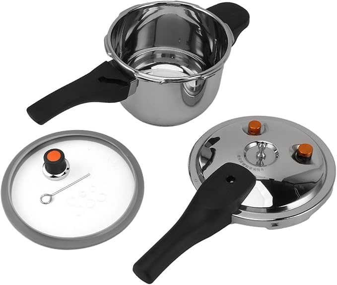 Efficient Pressure Cooking, Rapid Heating 16cm Valves, 304 Stainless Steel and Plastic Electric Pressure Cooker, for Quick and Cooking