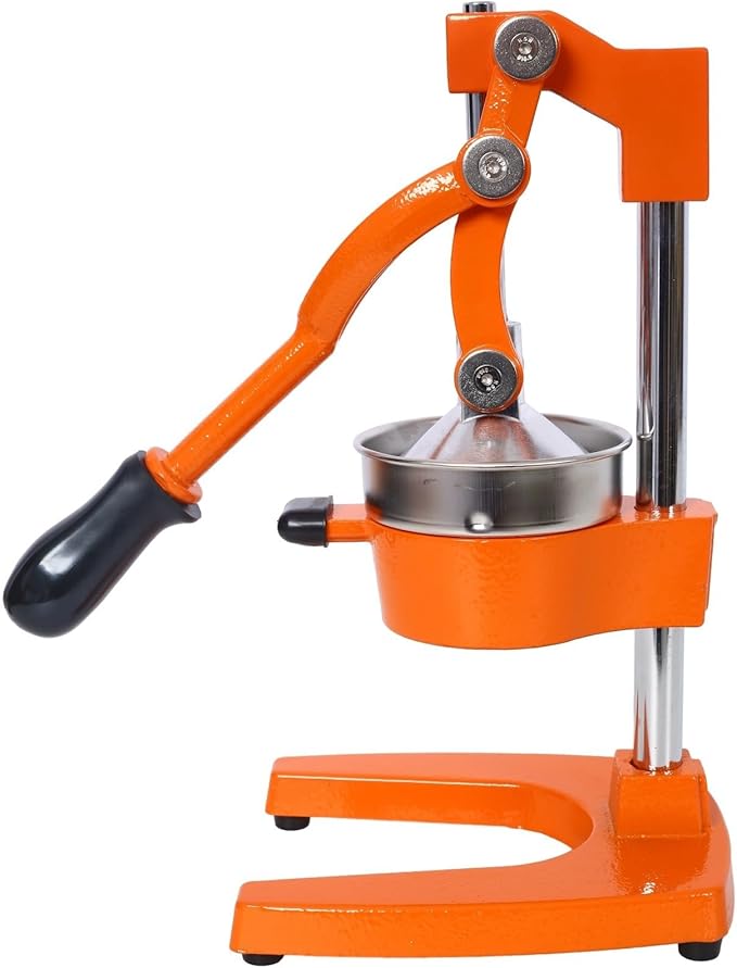 Citrus Juicer, Heavy Duty Cast Iron Commercial Grade Extra Large Lever Press Manual Citrus Press Orange Juicer for Home Kitchen Cafe Juice Bar Fresh Juice Extraction