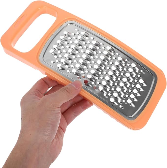 Cheese Grater Stainless Steel Graters Double Sided Potato Grater Carrot Slicer Vegetable Shredder with Handle for Cheese Ginger Chocolate Spices and More