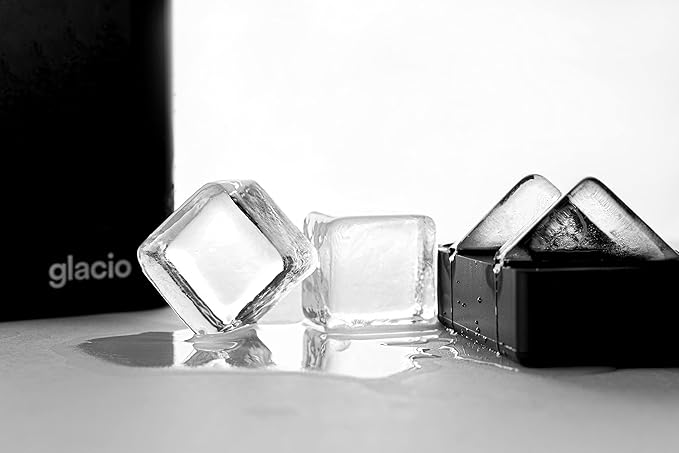 Clear Ice Maker Set – Crystal Clear Ice Ball & Cube Molds for Whiskey and Cocktails | Dilution-Free Directional Freezing Design | Easy Removal