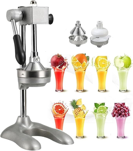Heavy-Duty Professional Citrus Juicer, Kitchen Juice Squeezer, Easy-to-Clean, Stainless Steel