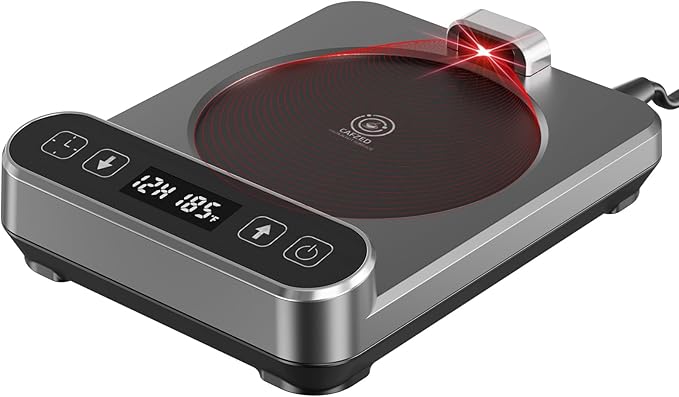 Smart Mug Warmer with Infrared Sensor, Coffee Mug Warmer for Desk, 6 Temp Settings & 12H Timer Coffee Cup Warmer with Auto On/Off, Electric Beverage Warmer for Office & Home, Coffee Lover Gift