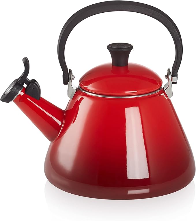 Le Creuset 1.7 Quart Kone Teakettle, Red