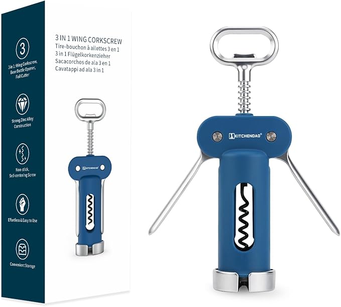 Wine Aerator Pourer and Wing Corkscrew Wine Opener