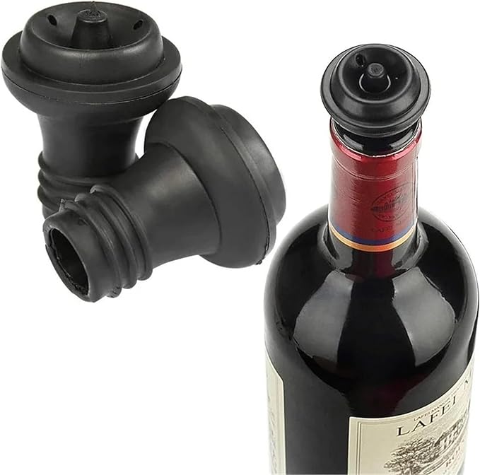 Wine Stopper 50 PCS Wine Stoppers For Saver Vacuum Pump Preserver Grade Rubber Stopper